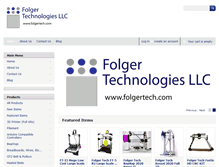 Tablet Screenshot of folgertechnologies.com